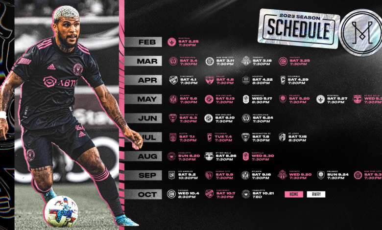 Inter Miami Schedule